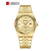 CURREN Men's Luxury Fluted Bezel Watch - Classic Business Edition
