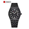 CURREN Men's Luxury Fluted Bezel Watch - Classic Business Edition