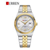 CURREN Men's Luxury Fluted Bezel Watch - Classic Business Edition